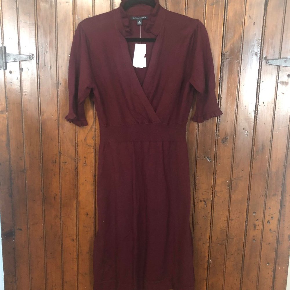 NWT Banana Republic Maroon Sweater Dress M
